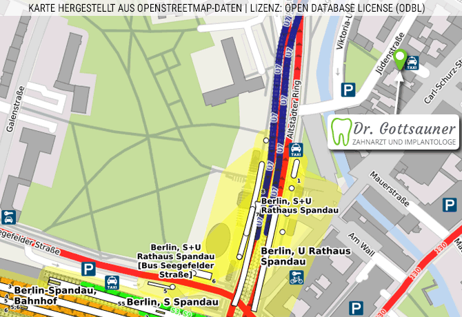 Dr. Helmut Gottsauner, Charlottenstr. 15, 13597 Berlin Dr. Gottsauner - Zahnarzt und Implantologe